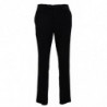 Pantaloni formali da uomo dal taglio dritto in cotone nero - IT48 - M