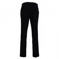 Pantaloni formali da uomo dal taglio dritto in cotone nero - IT48 - M