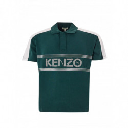 Polo in cotone piquet verde...