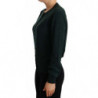 Maglione cardigan con bottoni DG in cashmere verde - IT44-L