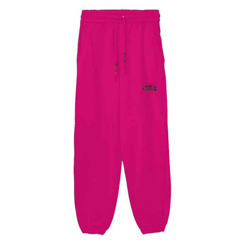 Jeans e pantaloni in cotone fucsia - M