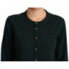 Maglione cardigan con bottoni DG in cashmere verde - IT44-L