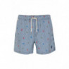 Costume da bagno in poliestere azzurro - 3XL