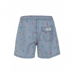 Costume da bagno in poliestere azzurro - 3XL