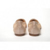 Scarpa argento con punta piatta e cristalli - EU35/US4.5