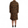 Giacca cappotto cardigan lungo giallo nero - IT38 - S