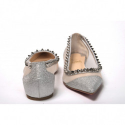 Scarpa a punta piatta argento - EU35.5/US5