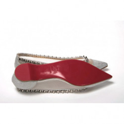 Scarpa a punta piatta argento - EU35.5/US5