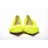 Scarpa a punta piatta giallo fluo - EU35/US4.5