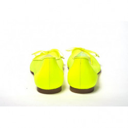 Scarpa a punta piatta giallo fluo - EU35/US4.5