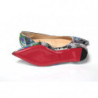 Scarpa a punta piatta argento multicolore - EU35/US4.5