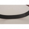 Cintura fibbia metallo inciso logo dorato pelle rossa - 85 CM / 34