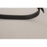 Cintura fibbia metallo vintage pelle vitello nera - 75 CM / 30 INCHES