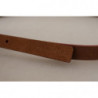 Cintura fibbia vita metallo logo marrone inciso - 90 CM / 36 INCHES