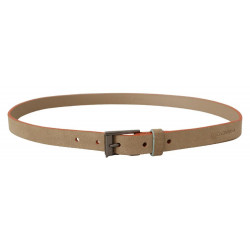 Cintura fibbia vita logo skinny beige nudo inciso - 90 CM / 36 INCHES