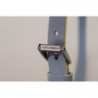 Cintura fibbia logo inciso pelle scamosciata blu - 90 CM / 36 INCHES