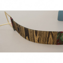 Cintura fibbia logo ricamato floreale pelle multicolore - 70 CM / 2