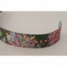 Cintura fibbia logo ricamato floreale pelle multicolore - 70 CM / 2