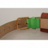 Cintura cuffie micro borsa Devotion Heart pelle verde - 70 CM / 28