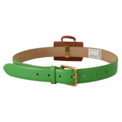 Cintura cuffie micro borsa Devotion Heart pelle verde - 70 CM / 28