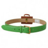 Cintura cuffie micro borsa Devotion Heart pelle verde - 70 CM / 28