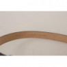 Cintura fibbia vita logo metallo dorato pelle vitello nera - 75 CM