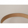 Cintura fibbia metallo pelle color argento metallizzato - 65 CM / 2