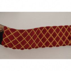 Cintura fibbia metallo dorato floreale pelle larga multicolore - 75