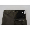 Pantaloni da uomo dal taglio dritto in cotone verde - IT46 - S