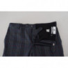 Pantaloni a quadri da uomo in pura lana grigia - IT46 - S