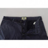 Bermuda casual in cotone lavato blu - IT50 - L