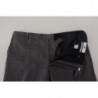 Pantaloni formali in lana a quadri grigi - IT54 - XL