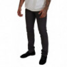 Pantaloni da uomo slim fit a righe marroni - IT54 - XL