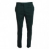 Pantaloni skinny da uomo in cotone verde scuro - IT52 - L