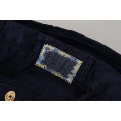 Pantaloni skinny da uomo in cotone blu scuro - IT48 - M