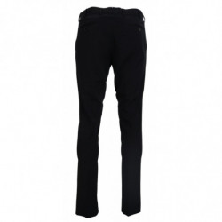 Pantaloni formali eleganti neri affusolati - IT52 - L