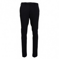 Pantaloni eleganti affusolati in poliestere nero - IT46 - S