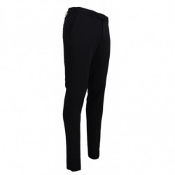 Pantaloni eleganti affusolati in poliestere nero - IT46 - S