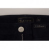 Jeans da uomo slim stretch in velluto a coste di cotone blu - IT48 - M