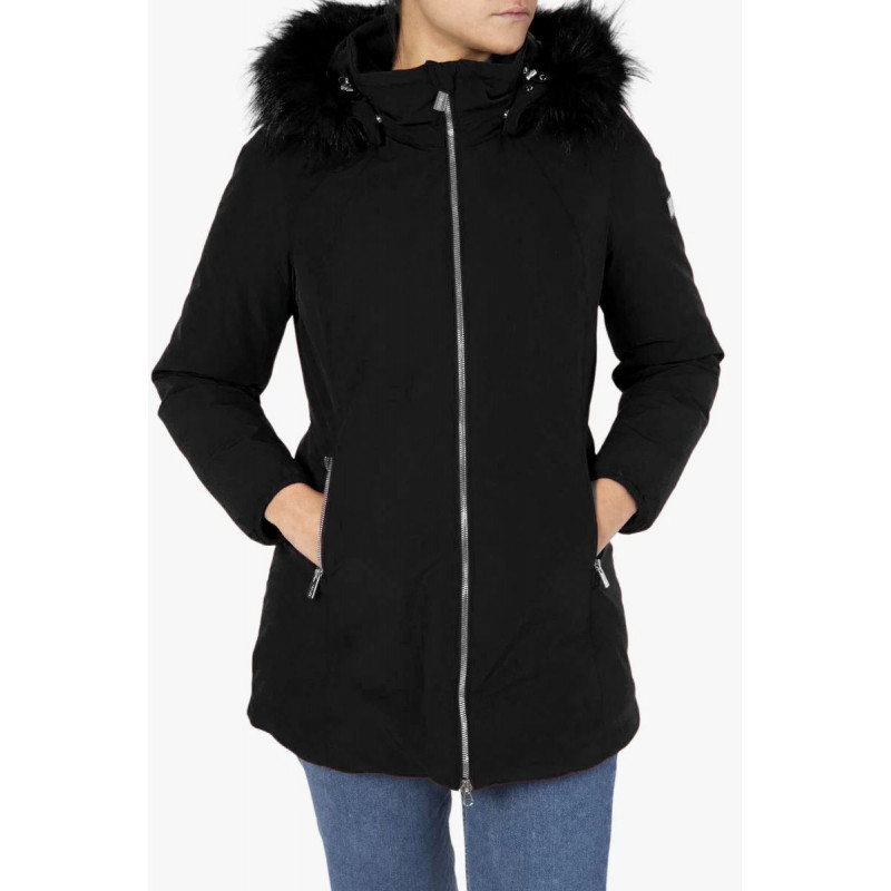 Giacche e cappotto in poliestere nero - XS