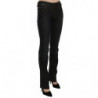 Pantaloni casual denim velluto coste slim fit vita media neri - W26