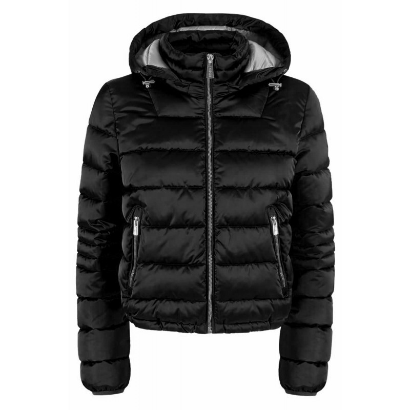 Giacche e cappotto in poliammide nero - L