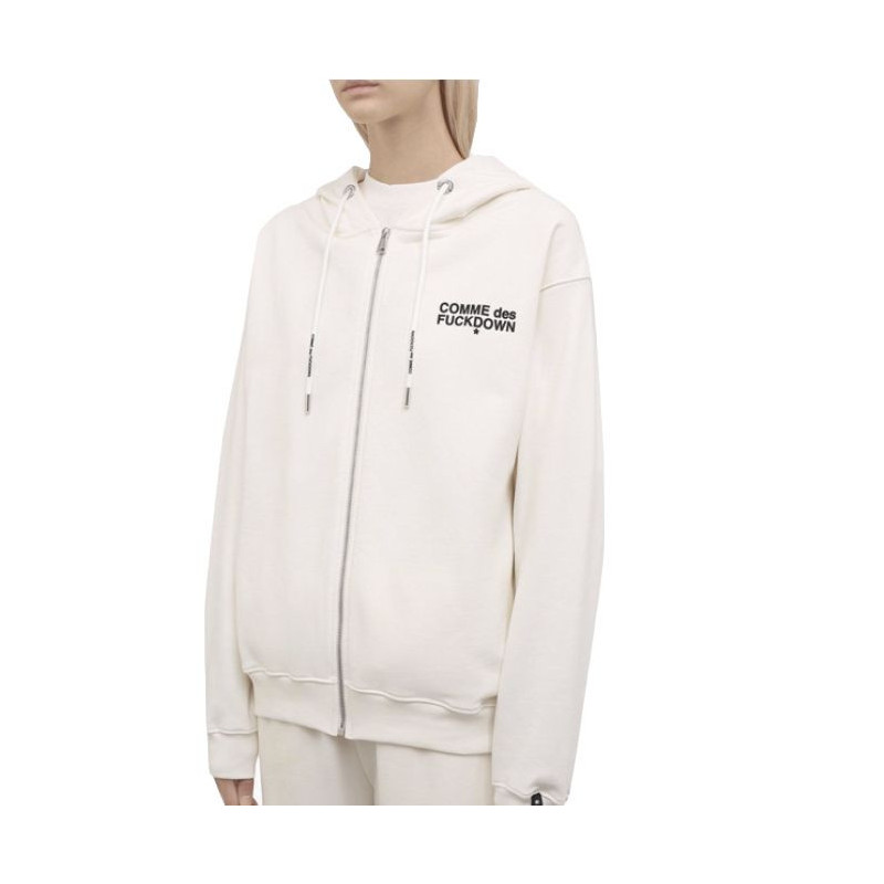 Maglione in cotone bianco - XL