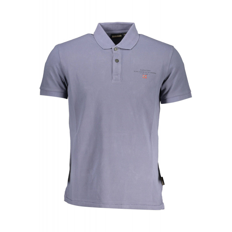Polo in cotone blu - 2XL
