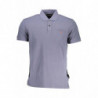 Polo in cotone blu - 2XL