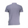 Polo in cotone blu - 2XL