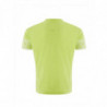 T-shirt gialla in cotone con logo a contrasto sulle maniche - XS
