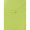 T-shirt gialla in cotone con logo a contrasto sulle maniche - XS