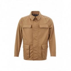 Giacca in cotone beige...
