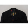 Blazer con fodera stampata Martini nero - IT56 - XL